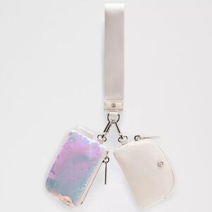 Lululemon iridescent dual wristlet!